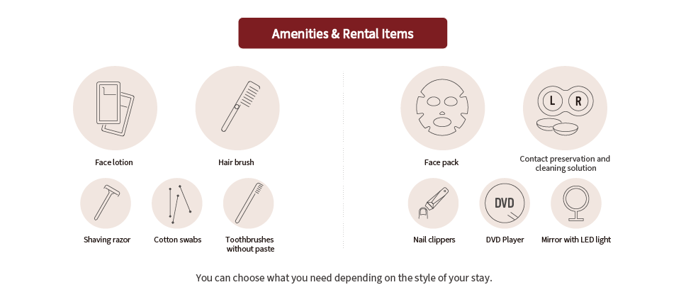 Amenities＆Rentals